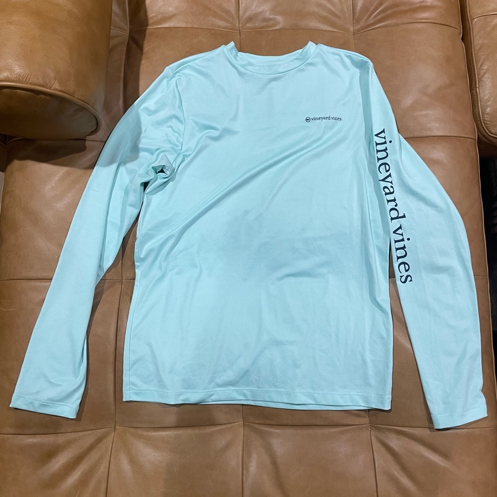Vineyard Vines long sleeve shirt in mint green